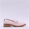 Marco Moreo Maura Frill Slip On Loafer - Pink Patent